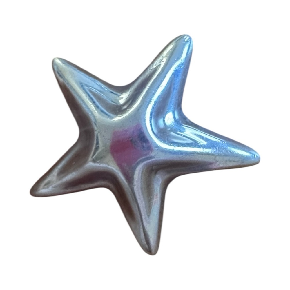 RARE Nestor Star Vintage Sterling Silver Pendant Pin 1980s